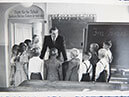 1950er Jahre Kurt im Klassenzimmer Möhrsdorf